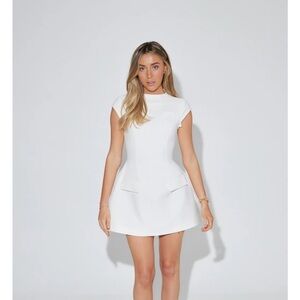 Elegant White Mini Dress